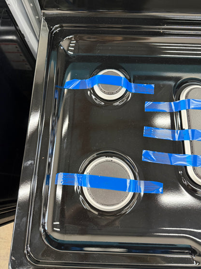 Frigidaire 30-in 5 Burners 5.1-cu ft Air Fry Convection Oven Freestanding Gas Range in Stainless Steel-Model #FCRG3083AS