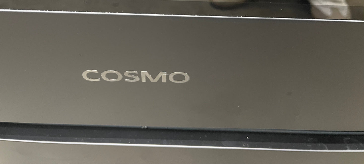 Cosmo 30-in Glass Top 4 burners 5-cu ft Convection Oven Slide-In Electric Range ( Black )
Model #COS-ERD304K-BK