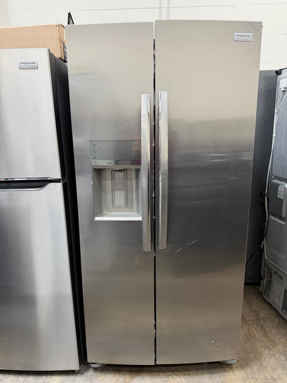 Frigidaire Gallery 22.3 cu. ft. 33 in. Standard Depth Side by Side Refrigerator in Smudge-Proof Stainless Steel
