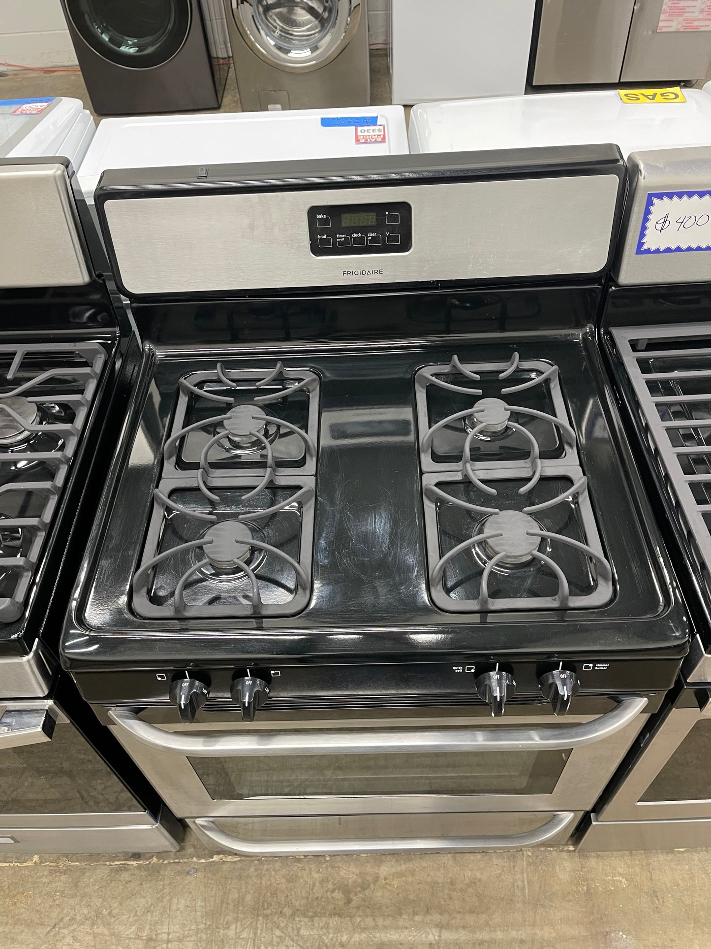 Frigidaire 30" Freestanding Gas Range in Stainless Steel