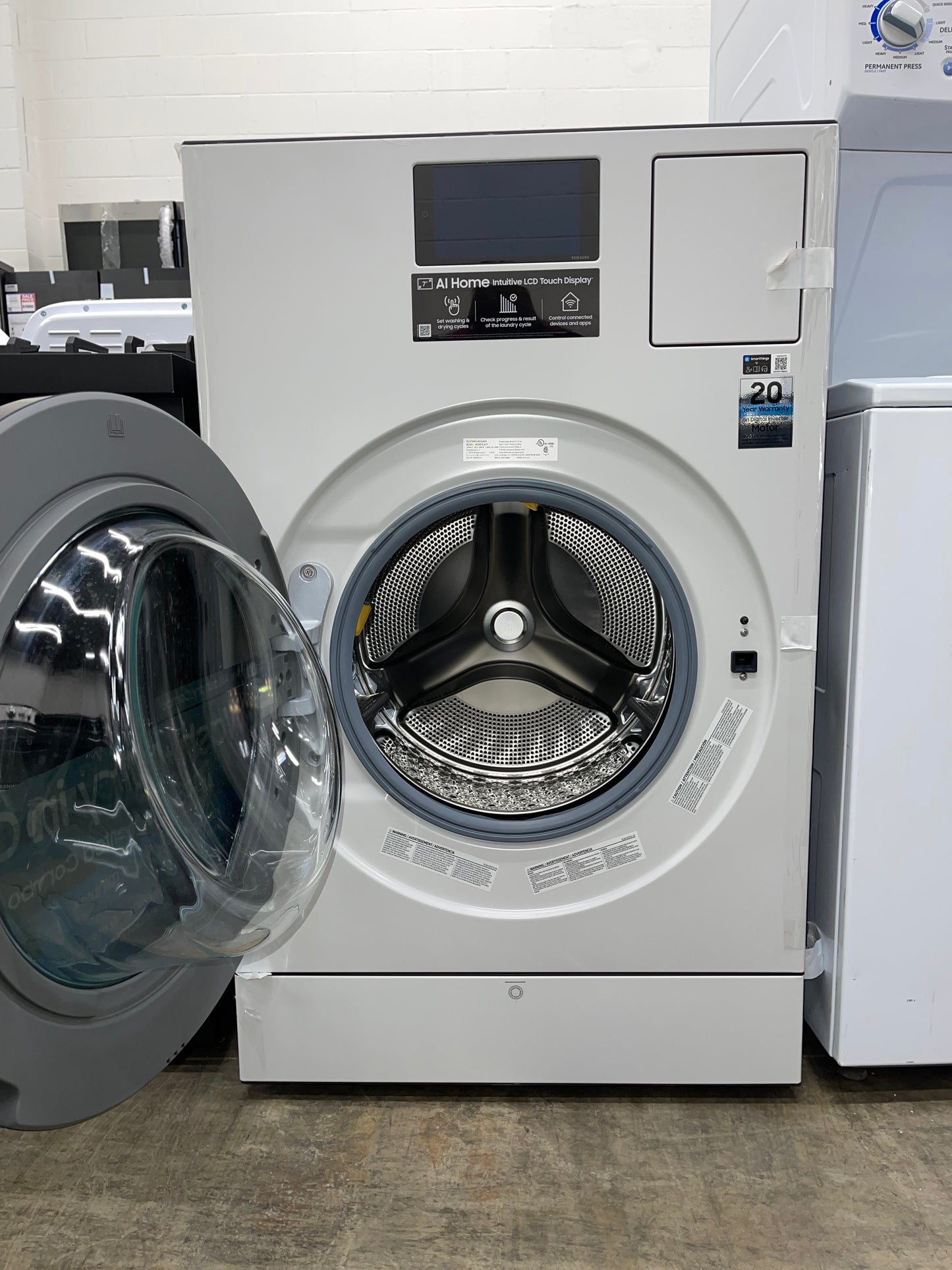 Samsung Bespoke 5.3-cu ft Capacity Ivory Vented All-In-One Washer Dryer Combo (ENERGY STAR Certified)

Model #WD90F53AVY