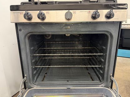 LG  LRG30355ST
30 Inch Freestanding Gas Range with 5 Sealed Burners, 5.0 cu. ft. Self-Cleaning Oven, SmoothTouch Controls and Warming Drawer: Stainless Steel