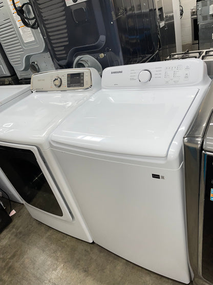 Samsung Top-Load Washer with 4.0 cu. ft. and Electric Dryer with 7.4 cu. ft.