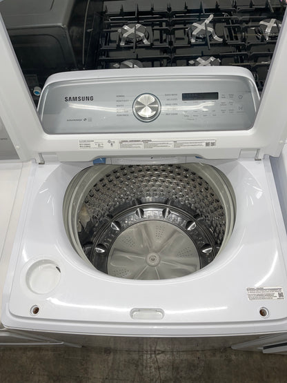 Samsung 5.0 cu. ft. Top Load Washer and 7.4 cu. ft. Electric Dryer