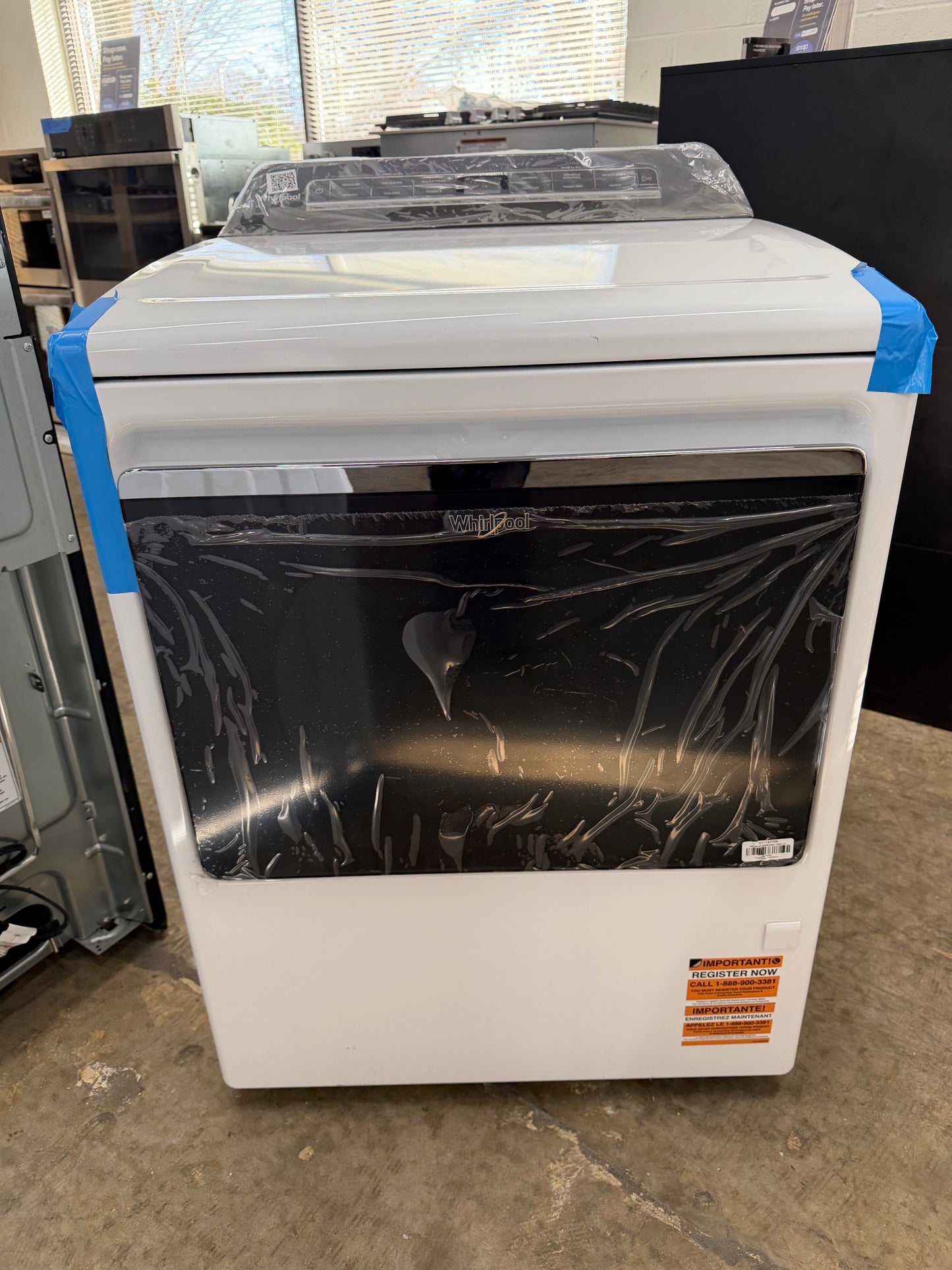 7.4 Cu. Ft. Top Load Gas Dryer With Advanced Moisture Sensing Mosel:WGD8127LW