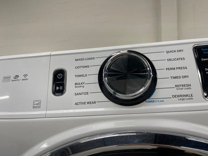 GE GFW650SSNWW Front Load Washer & GFD65ESSNWW Electric Dryer
