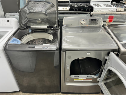 Samsung Top-Load Activewash 5.2-cu ft Washer and 7.5-cu ft Electric Dryer Mismatch Set (READ DESCRIPTION)