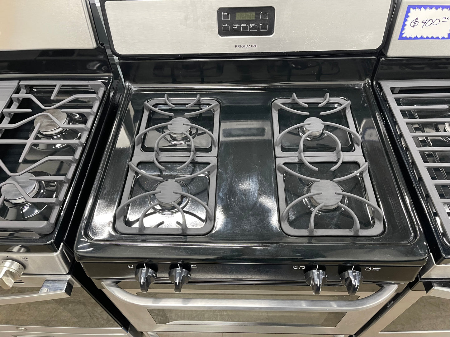 Frigidaire 30" Freestanding Gas Range in Stainless Steel