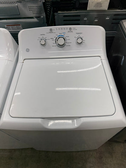 GE 4.2 cu. ft. Capacity Washer with Stainless Steel Basket Model#: GTW460ASJ5WW  and GE 7.2 cu. ft. Capacity aluminized alloy drum Electric Dryer

Model #:GTD42EASJWW
