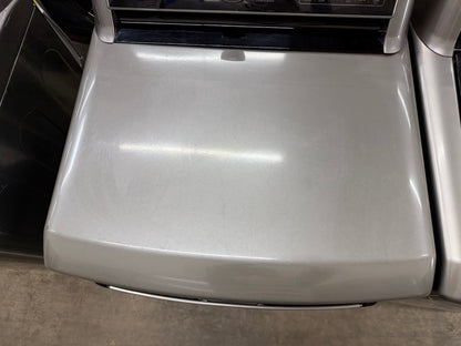 LG Top-Load 5.2-cu ft HE Washer (Black Stainless Steel) and 7.3-cu ft Turbo Steam Electric Dryer (Graphite Steel) Mismatch Set