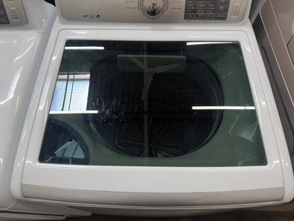Samsung WA45H7000AW/A2 Top Load Washer – 4.5 Cu. Ft. And Samsung Electric Dryer – 7.4 Cu. Ft.
