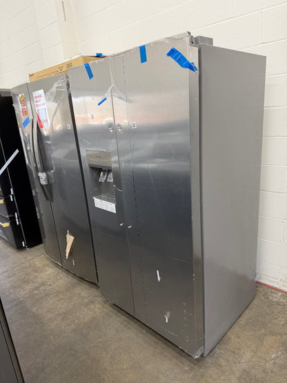 Frigidaire 25.6 cu. ft. Side by Side Refrigerator in Stainless Steel, Standard Depth