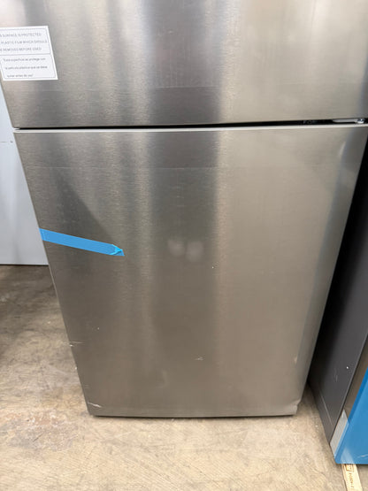 Frigidaire 11.5 cu. ft. Bottom Freezer Refrigerator in Brushed Steel, Garage Ready - Model # FRBG1224AV