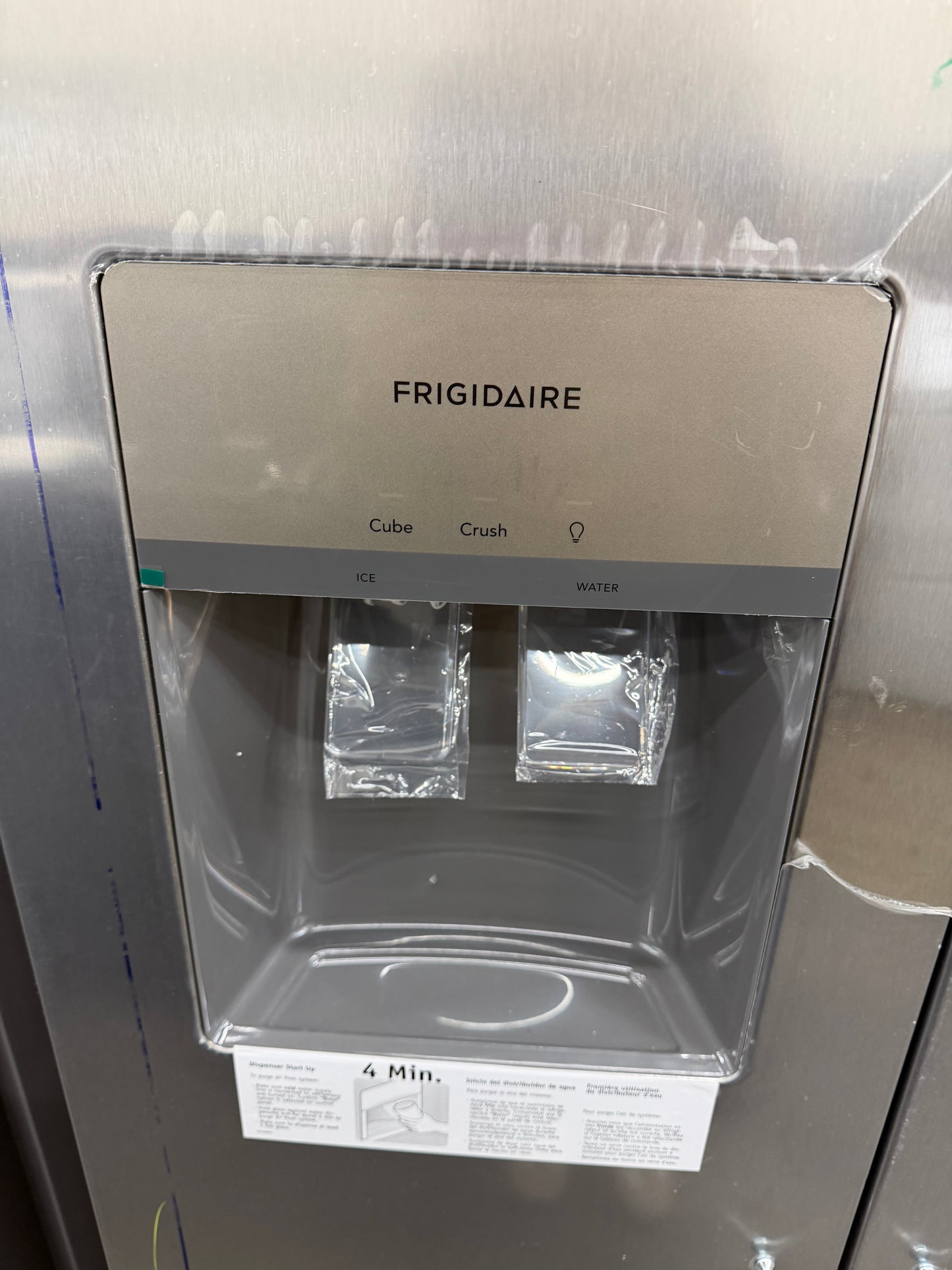 Frigidaire 25.6 cu. ft. Side by Side Refrigerator in Stainless Steel, Standard Depth