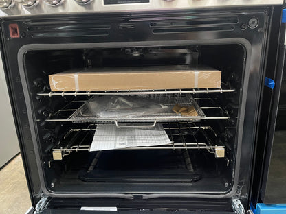 Frigidaire Professional Series  PCFG3080AF
30 Inch Slide-In Gas Range with 6 Sealed Burners, 6.0 cu. ft. Convection Oven, 18,000 BTU EvenTemp Burner, Griddle, Storage Drawer, No Preheat, Air Fry, ADA Compliant, and Star-K