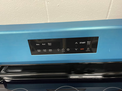 Frigidaire 30-in Glass Top 5 burners 5.3-cu ft Freestanding Electric Range ( Fingerprint Resistant Stainless Steel )
Model #FCRE306LAF