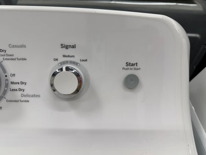 GE 4.2 cu. ft. Capacity Washer with Stainless Steel Basket Model#: GTW460ASJ5WW  and GE 7.2 cu. ft. Capacity aluminized alloy drum Electric Dryer

Model #:GTD42EASJWW