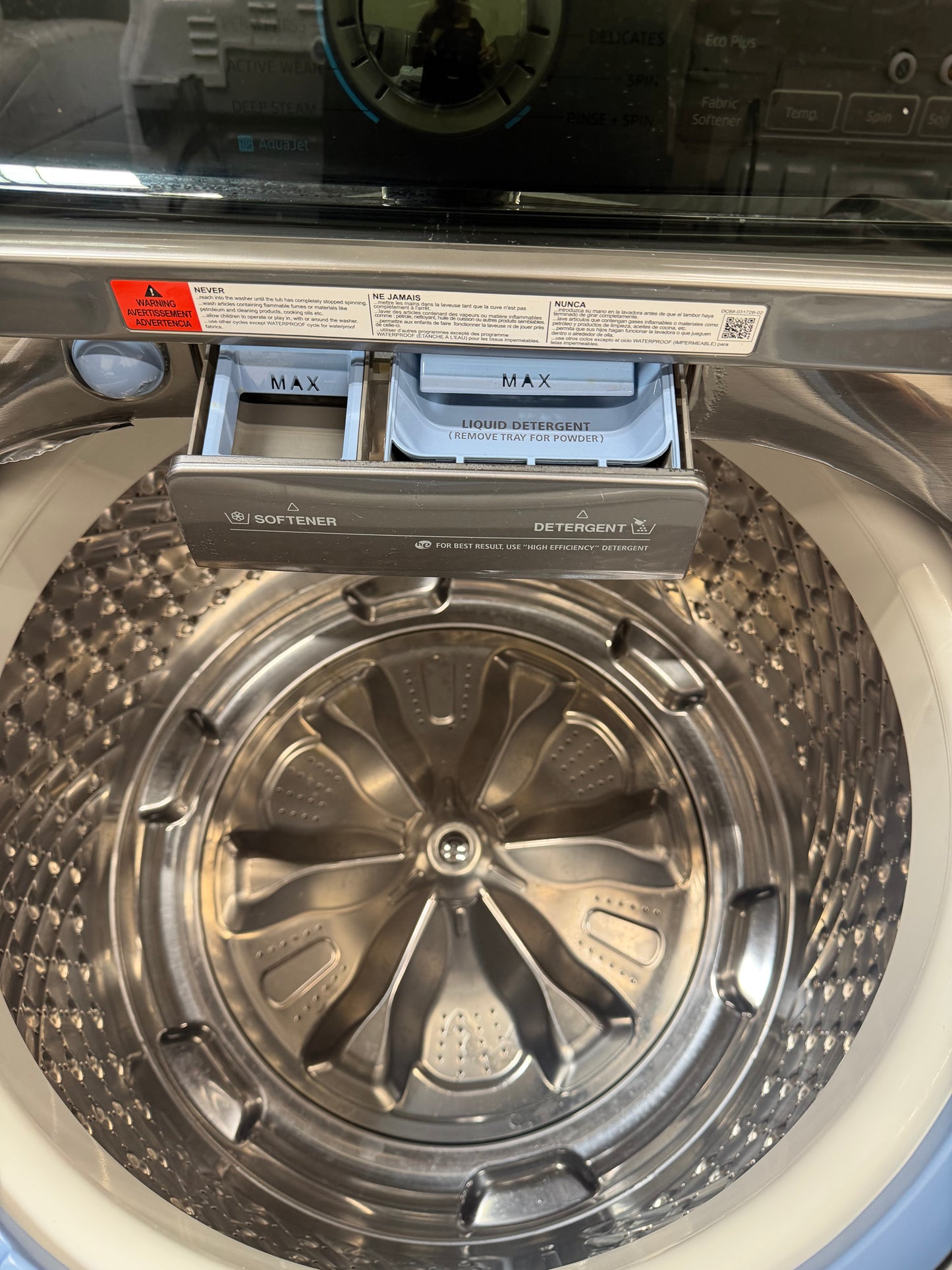 Samsung WA56H9000AP/A2 Top Load Washer – 5.6 Cu. Ft. Steam Washer