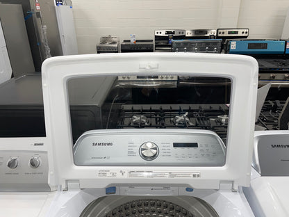 Samsung 5.0 cu. ft. Top Load Washer and 7.4 cu. ft. Electric Dryer