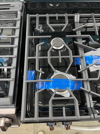 Frigidaire 30-in 5 Burners 5.1-cu ft Freestanding Gas Range in Stainless Steel-Model #FCRG3052BS