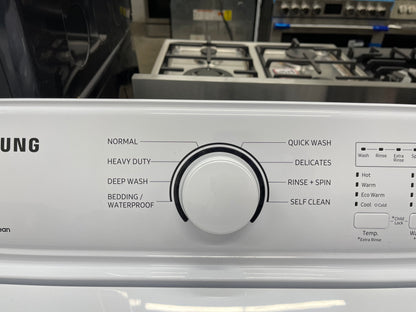 Samsung Top-Load Washer with 4.0 cu. ft. and Electric Dryer with 7.4 cu. ft.