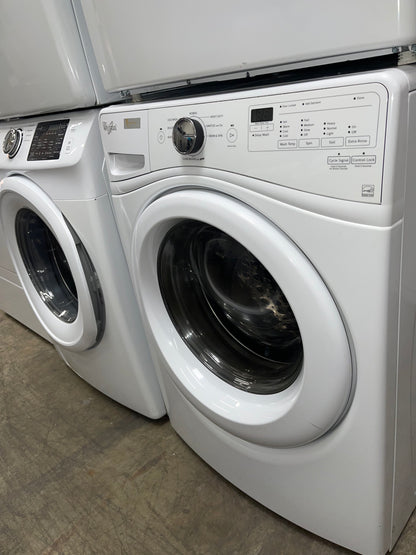 Whirlpool Duet Front-Load Washer 4.5 cu. ft. and 7.4 cu. ft. Electric Dryer Set in White