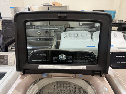 Samsung 5.2cu/ft Top Load Washer and Samsung Top Load Electric Dryer 7.4cu/ft
