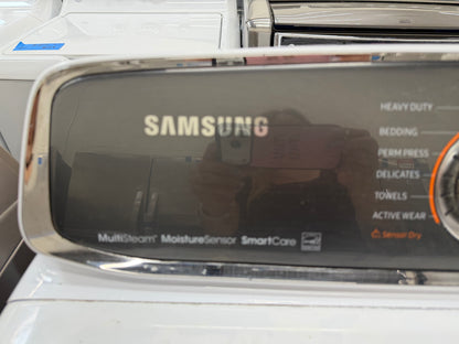 Samsung WA52M7750AW/A4 – 5.2 Cu. Ft. Top Load Washer and Samsung DVE52M7750W/A3 – 7.4 Cu. Ft. Electric Dryer