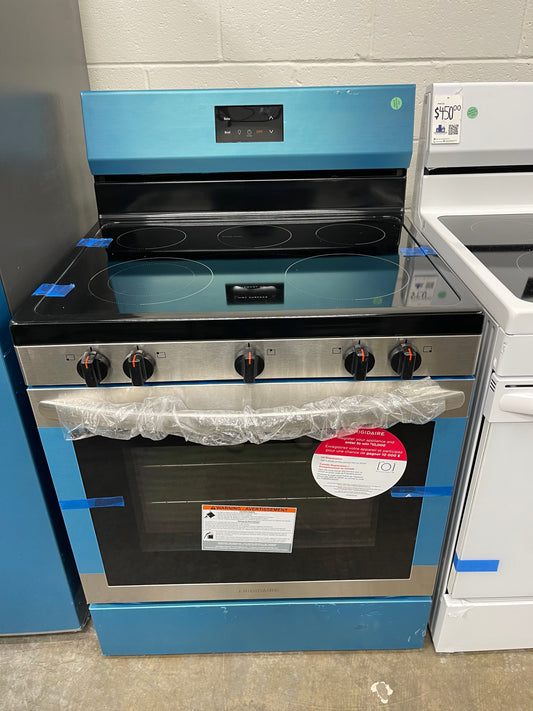 Frigidaire Glass Top 5 burners Electric Range in Stainless Steel-Model #FCRE3052BS