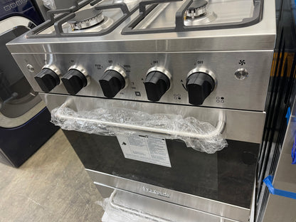 Prestige 24 in. 2.3 cu. ft. Gas Range with Convection Oven and Sealed Burners in Stainless Steel   Model # UGP-24V PC1 S/S