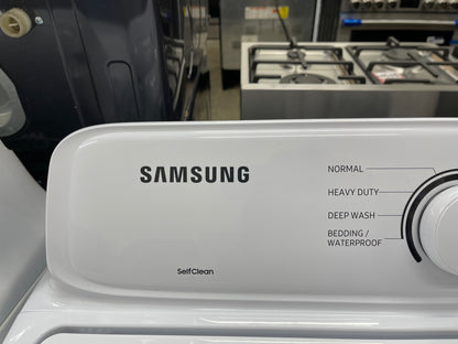 Samsung Top-Load Washer with 4.0 cu. ft. and Electric Dryer with 7.4 cu. ft.