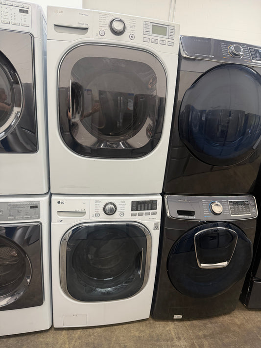 LG 4.5 Cu. Ft. Front Load Washer and 7.3 Front Load Electric Dryer