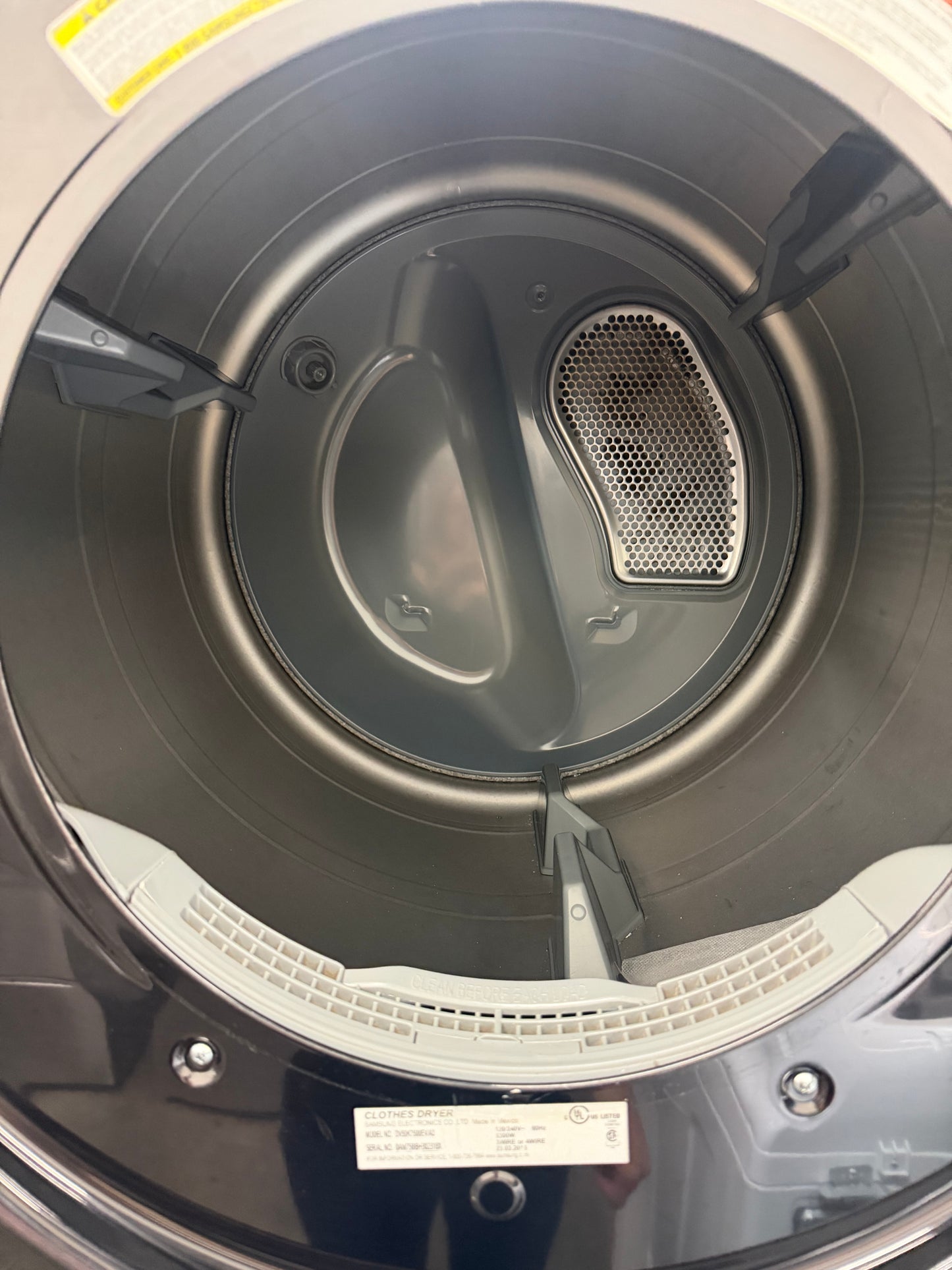 Samsung Front Load Washer – 4.5 Cu. Ft. Capacity and Samsung Electric Dryer – 7.5 Cu. Ft. Capacity
