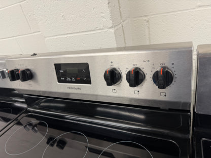 Frigidaire 30 in. 5 Burner Element Freestanding Electric Range in Stainless Steel-FCRE3052AS