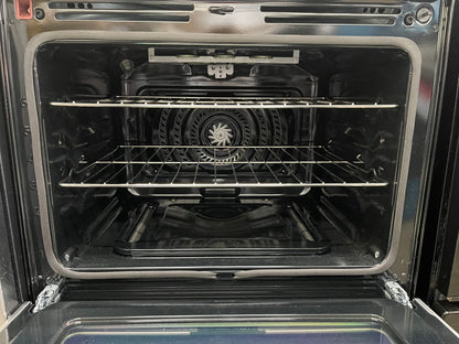 Frigidaire Gallery 30 in 5.1 cu-ft Gas Range with No Preheat + Air Fry in Smudge Proof Black Stainless Steel-Model #GCRG3060BDA