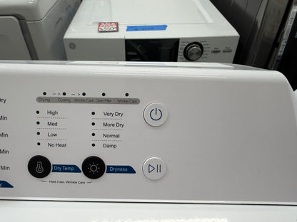 Insignia NS-TWM35W1 3.7 Cu. Ft. High Efficiency and Insignia- 6.7 Cu. Ft. Electric Dryer with Sensor Dry - White NS-TDRE67W1