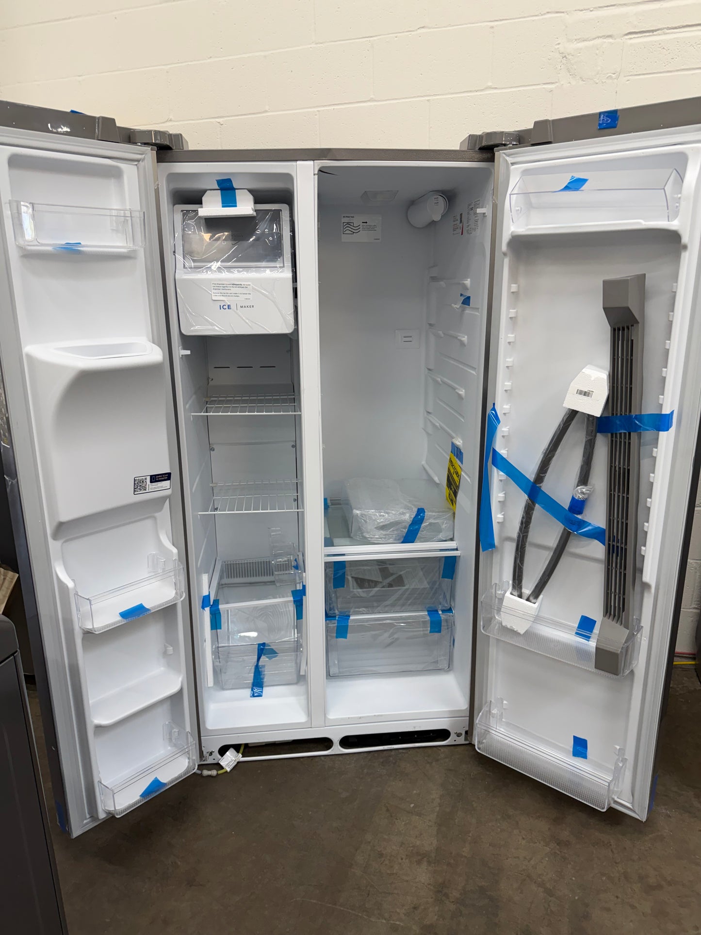 Frigidaire 25.6 cu. ft. Side by Side Refrigerator in Stainless Steel, Standard Depth