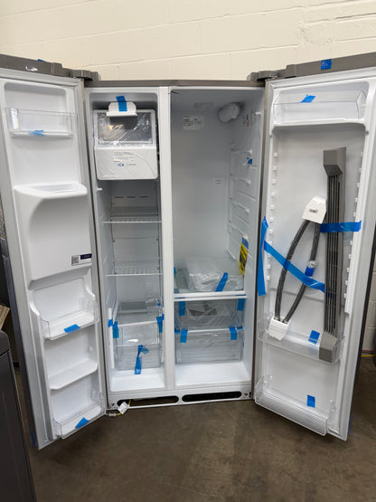 Frigidaire 25.6 cu. ft. Side by Side Refrigerator in Stainless Steel, Standard Depth