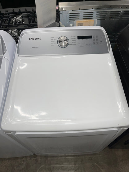 Samsung 5.0 cu. ft. Top Load Washer and 7.4 cu. ft. Electric Dryer