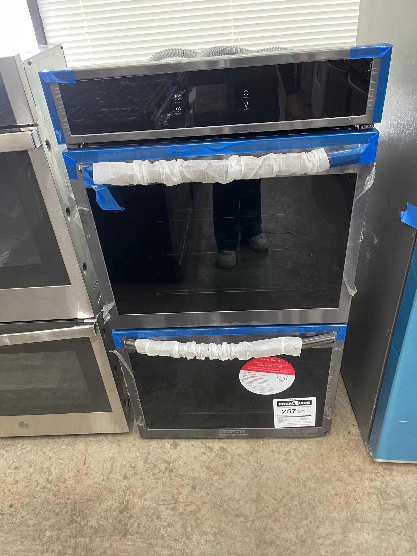 Frigidaire Gallery 27" Smudge-Proof Black Stainless Steel Double Electric Wall Oven Model: GCWD2767A