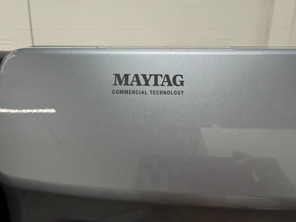 Maytag  MHW6630HC
27 Inch Front Load Washer with 4.8 cu. ft and Maytag  MED6630HC
27 Inch Electric Dryer with 7.3 Cu. Ft.