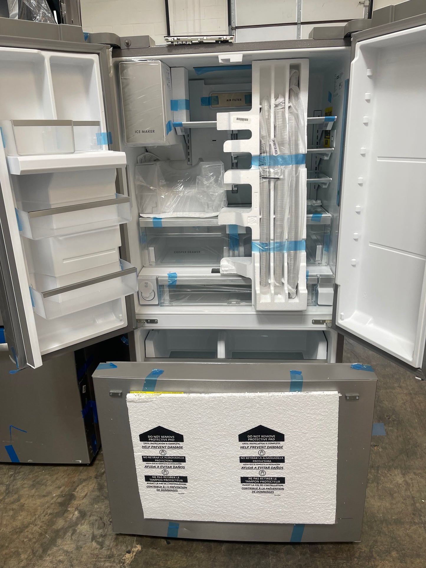French door refrigerator, stainless steel color/counter-depth, 22.6 cu.ft Article Number 205.222.87 Brand
IKEA
