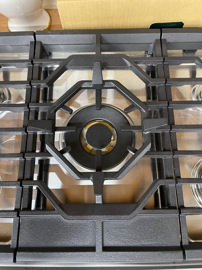 Samsung 30 in. 5-Burner Recessed Gas Cooktop in Stainless Steel with Power Burner and Wi-Fi Model # NA30N6555TS