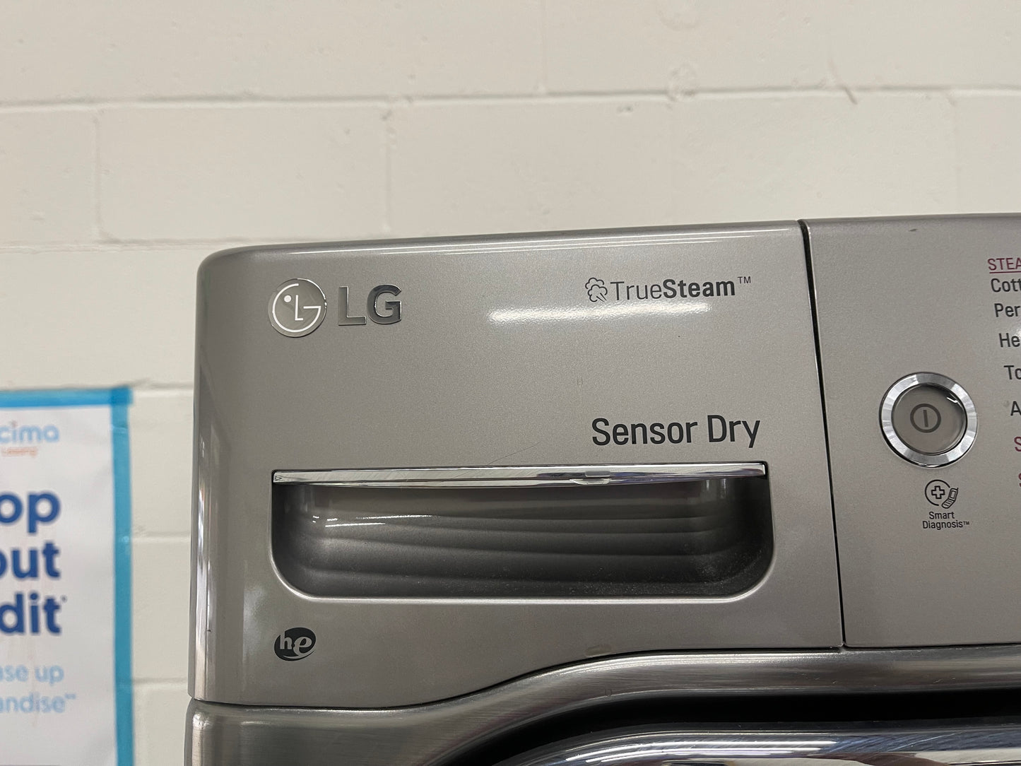 LG Mega Capacity Front Load Washer and Electric Dryer Set in Graphite Steel