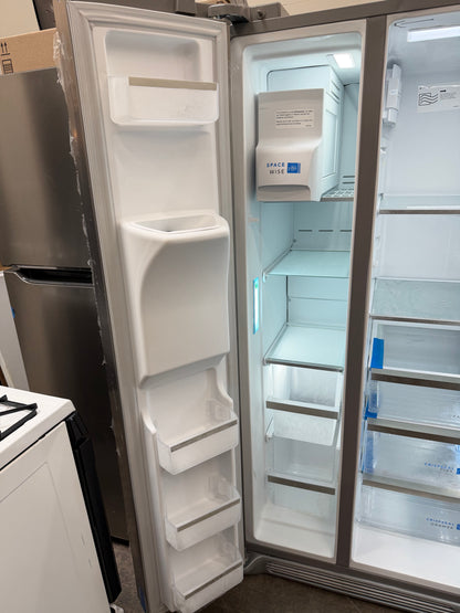 Frigidaire Gallery 22.3 cu. ft. 33 in. Standard Depth Side by Side Refrigerator in Smudge-Proof Stainless Steel
