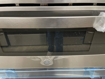 GE Profile  PT7800SHSS
30 Inch Combination Wall Oven with True European Convection, Meat Probe, Proof Mode, Warm Mode, 5.0 cu. ft. Capacity, 1.7 cu. ft. Microwave, Glass Touch Controls, GE Fits! Guarantee, and Self-Clean with Steam: Stainless Stee