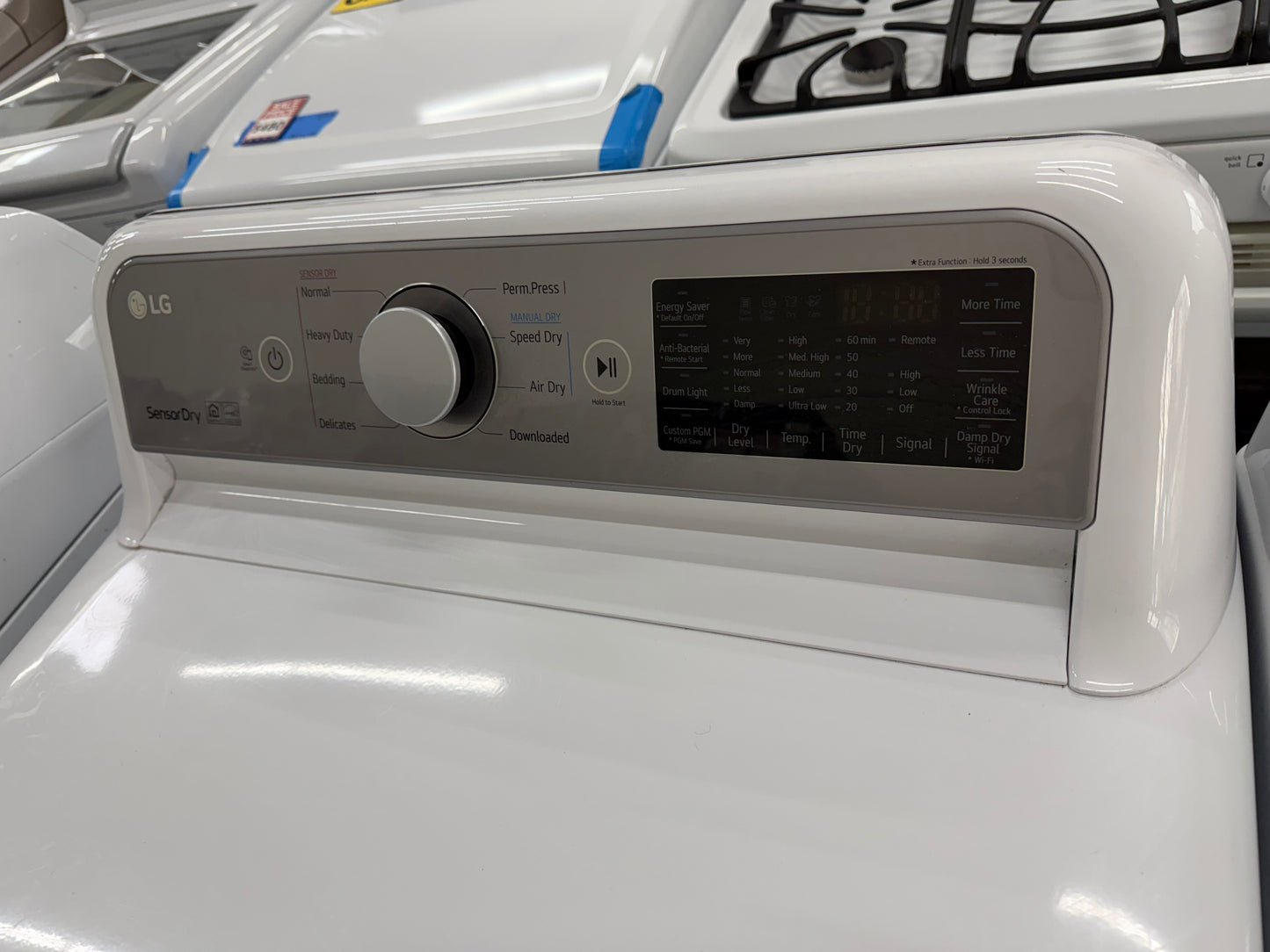 LG Top Load TurboWash 5.0 Cu. Ft. Washer and 7.3 Cu. Ft. EasyLoad Electric Dryer Set in White