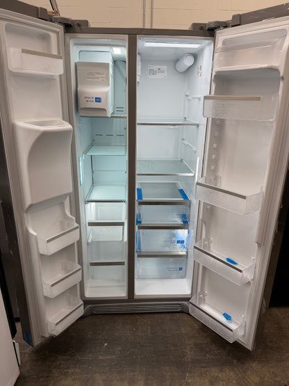 Frigidaire Gallery 22.3 cu. ft. 33 in. Standard Depth Side by Side Refrigerator in Smudge-Proof Stainless Steel