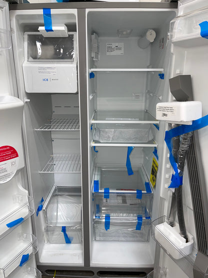 Frigidaire 25.6 cu. ft. Side by Side Refrigerator in Stainless Steel, Standard Depth