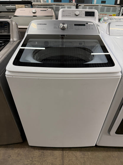 Samsung 5.4 cu. ft. Top Load Washer and 7.4 cu. ft. Electric Dryer